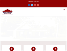 Tablet Screenshot of homeinspectionprofessionals.com